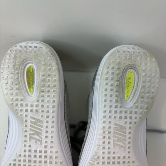 Nike Solarsoft Costa Low Running Shoes White Yellow Volt Men's‎ size 10 Athletic - Picture 8 of 9